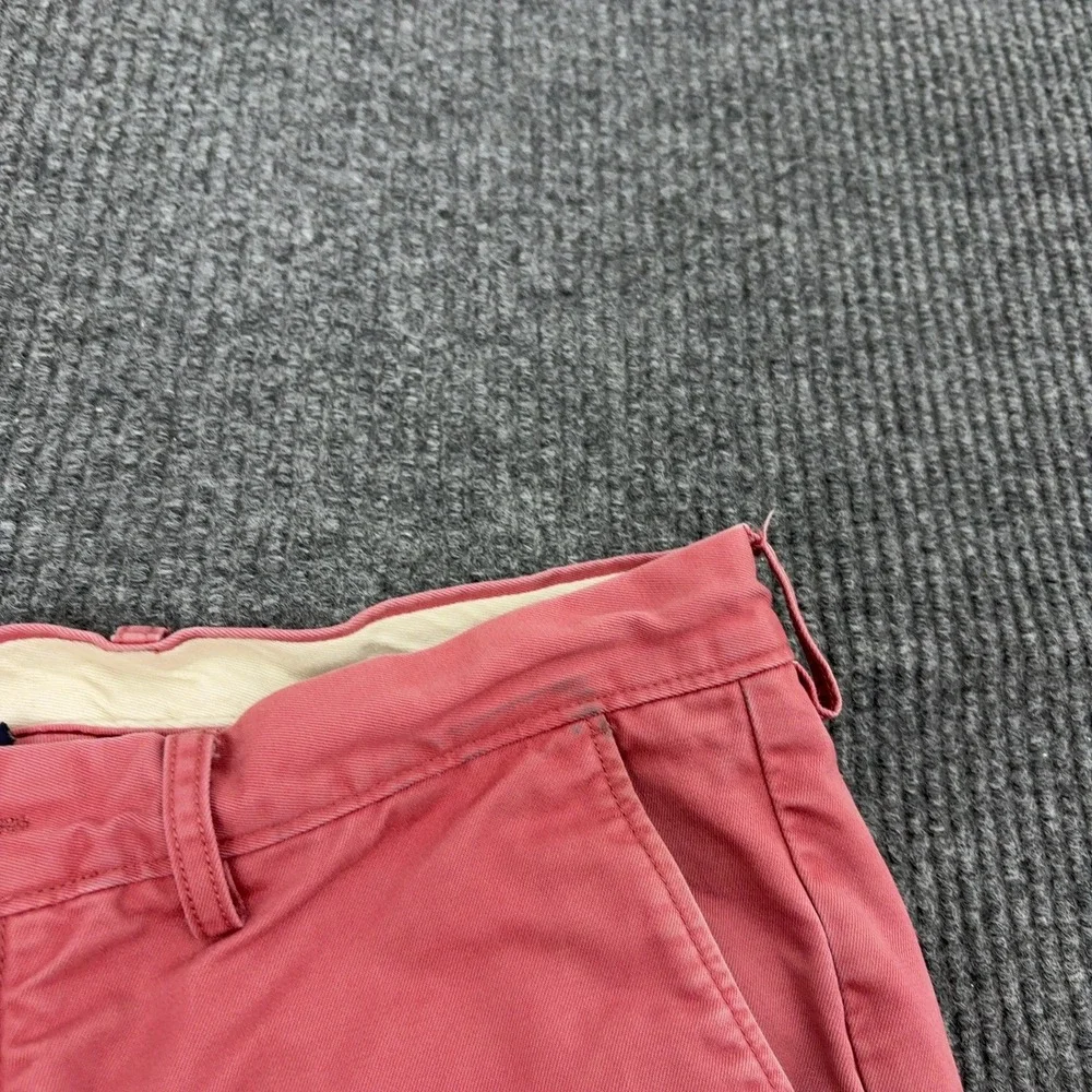 J Crew Pants Mens 34 Pink Cotton Broken In Chino Casual Classic Style Preppy